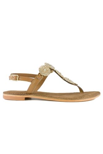 Catrin Camel Suede Round Microbeads, CRISTIN
