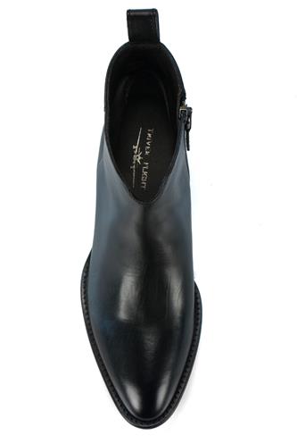 Low Texan Black Leather