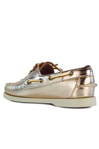 Docksides Portland Met Gold Leather