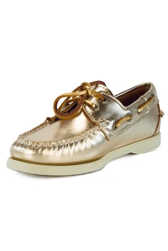 Docksides Portland Met Gold Leather