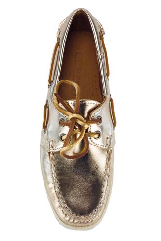 Docksides Portland Met Gold Leather