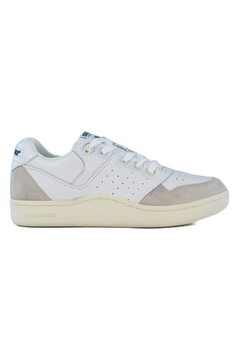 Hurricane White Leather Beige Camel Suede, SEBAGO