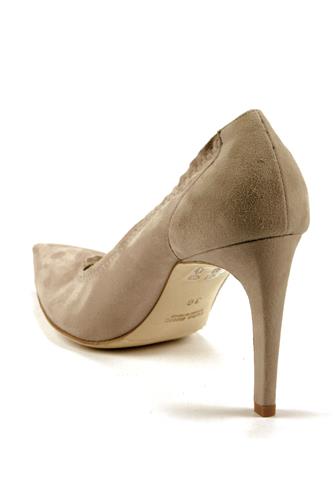 Decollete Soft Suede Powder Elastic Profile