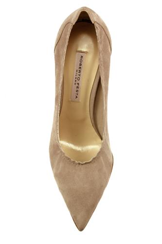 Decollete Soft Suede Powder Elastic Profile