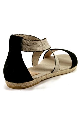 Sandalia Elastic Black Sand