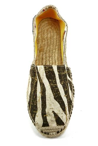 Alpargata Tela Camou Glitter Oro