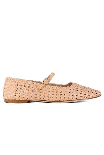 Ambra Apricot Woven Leather, FABIO RUSCONI