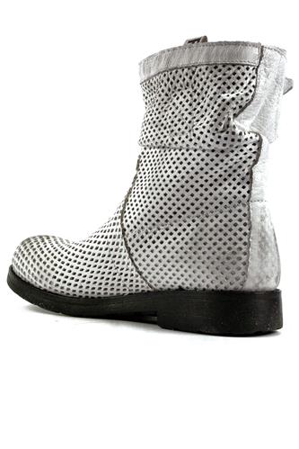 Asport White Perforated Leather