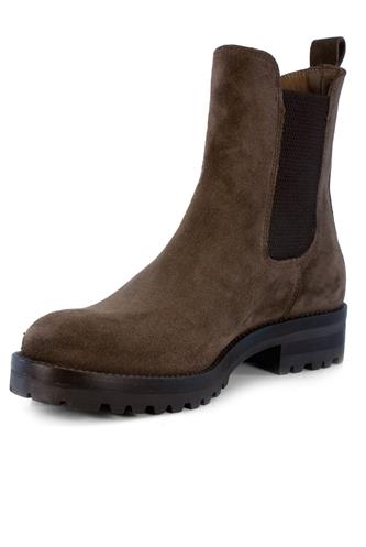 Palm Brown Coffee Suede