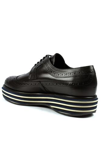 Florida Multi Blue Flat Black Leather