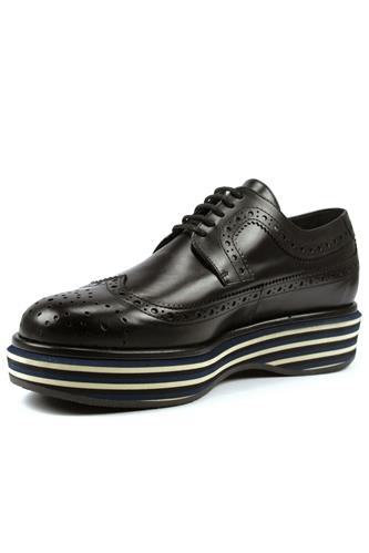 Florida Multi Blue Flat Black Leather