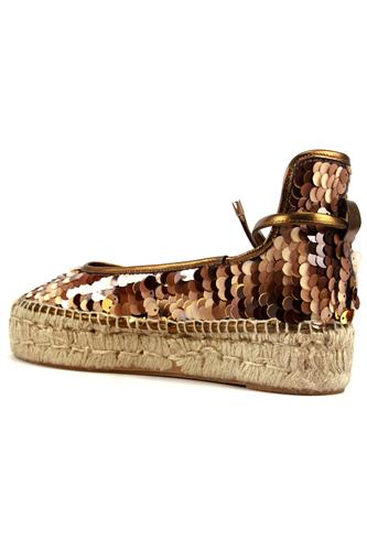 Espadrillas Pail-B Marron Rame Paillettes