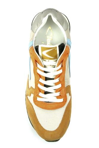 Magic Cream Nylon Orange Suede Light Blue Black