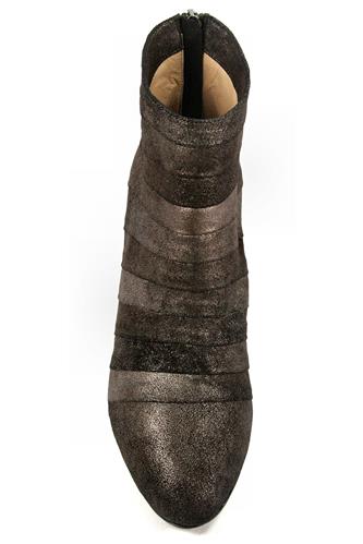 Margherita Camoscio Laminato Bronzo