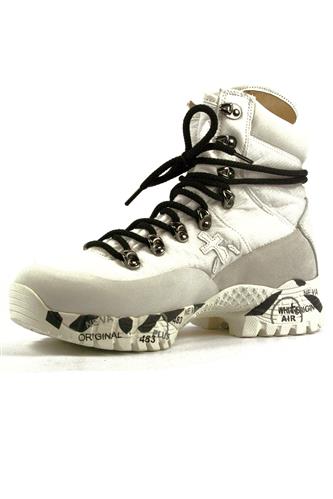 Midtreck White Nylon Vibram Outsole