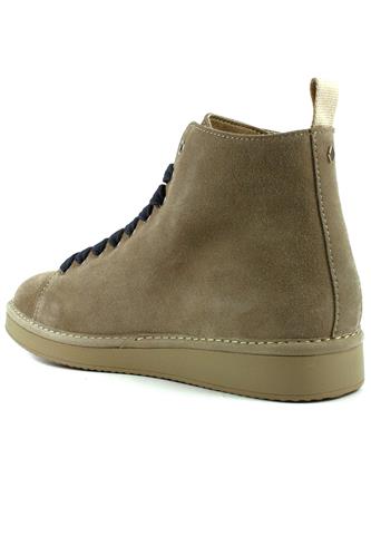 P01 Walnut Suede Cobalt Laces