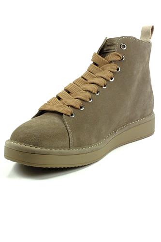 P01 Walnut Suede Cobalt Laces