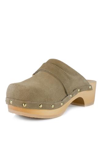 Pescura Clog Camoscio Beige