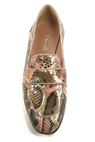 Teresa Python Ayers Pink Suede