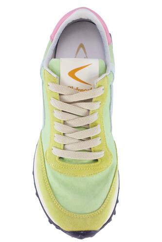Start Run Azzurro Verde Chiaro Rosa Giallo