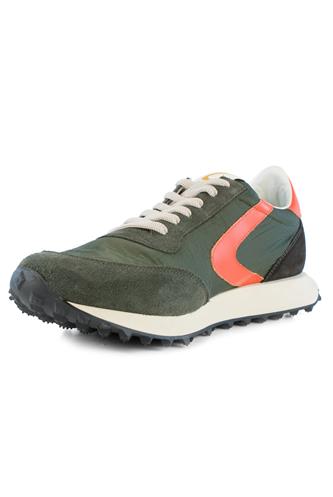 Start Heritage Ripstop Camoscio Nylon Verde Pelle Arancio