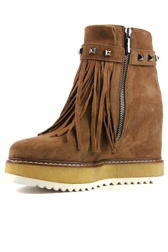 Via Altaseta Camel Suede Crepe