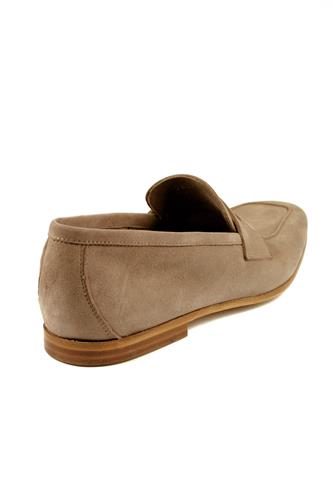 Mocassino Sfoderato Camoscio Sabbia Taupe