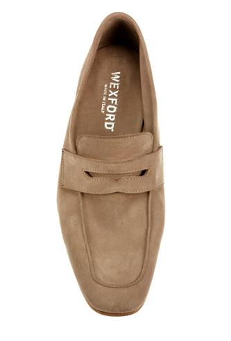 Mocassino Sfoderato Camoscio Sabbia Taupe